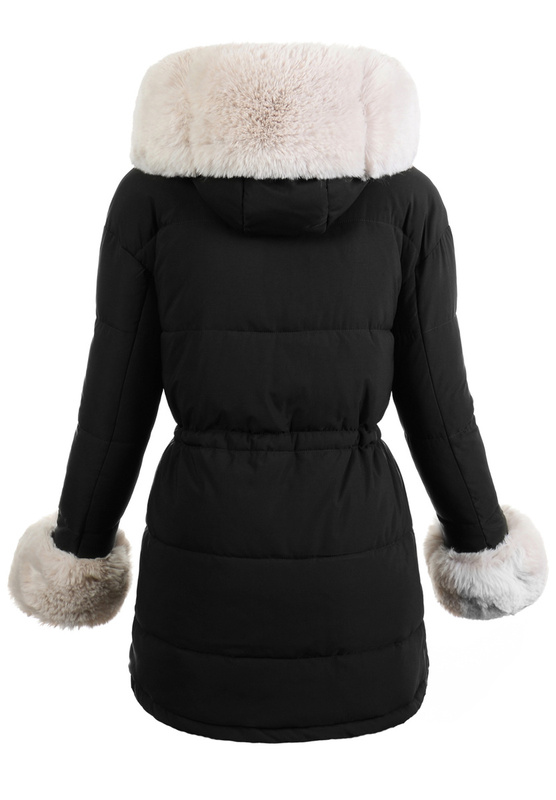 Parka Zimowa Parka Amanda Czarna