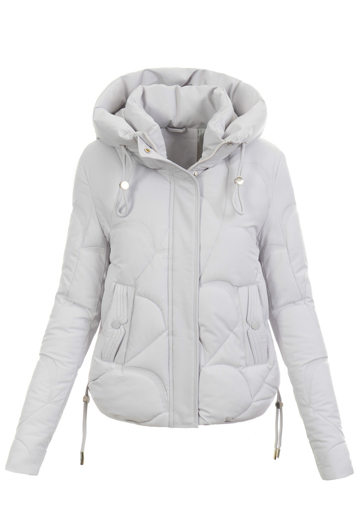 Damska Kurtka Zimowa Nikola Jasno Szara