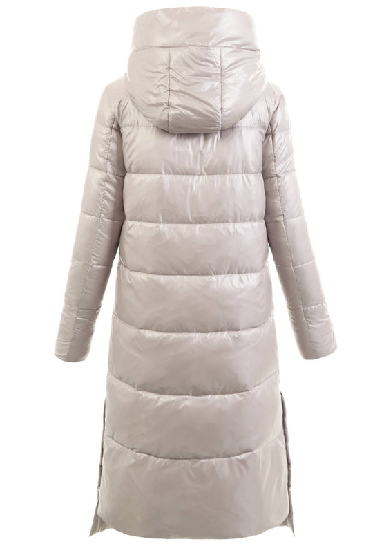 Damska Kurtka Ortalionowa Długa Narcyza Beżowa