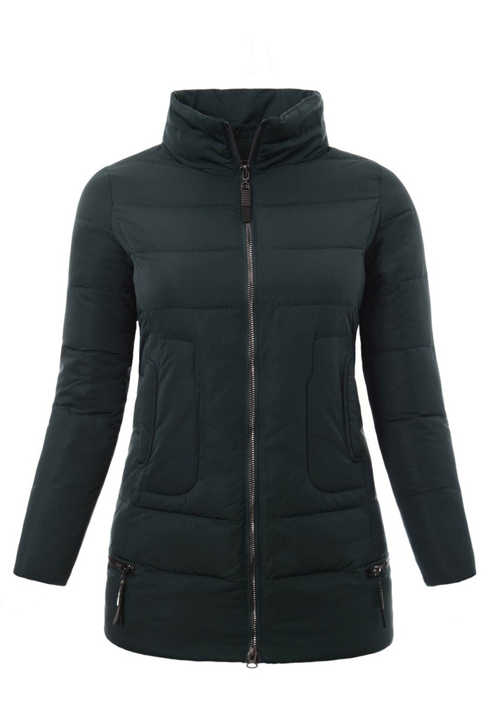 Damska Zimowa Kurtka Ortalionowa Zielona