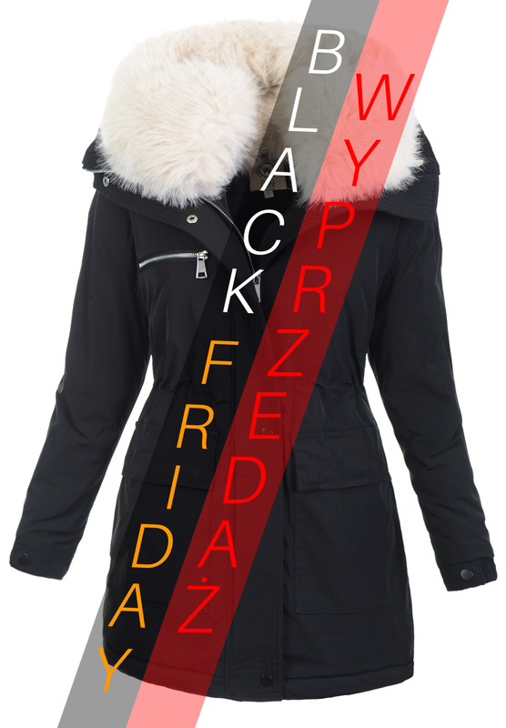 Parka Zimowa Parka Oxana Czarna