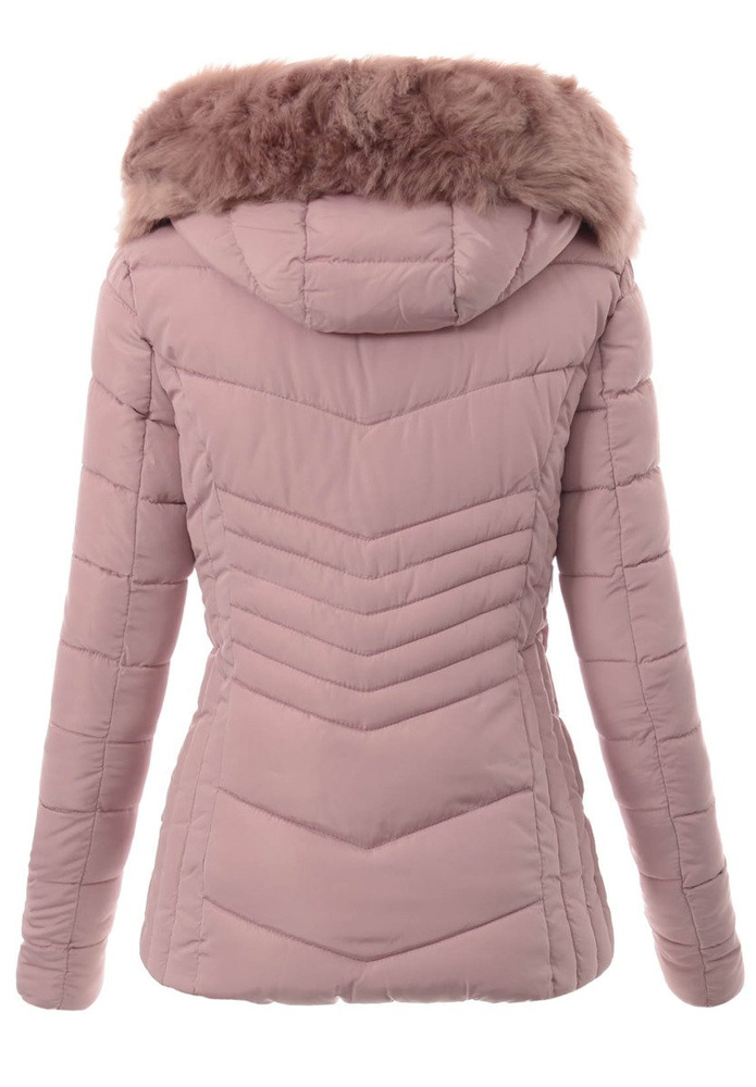 Damska Zimowa Kurtka Ortalionowa Różowa