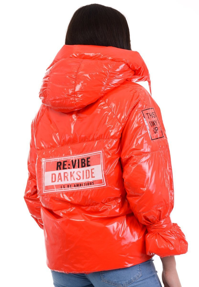 Damska Kurtka Oversize This Way Up Czerwona