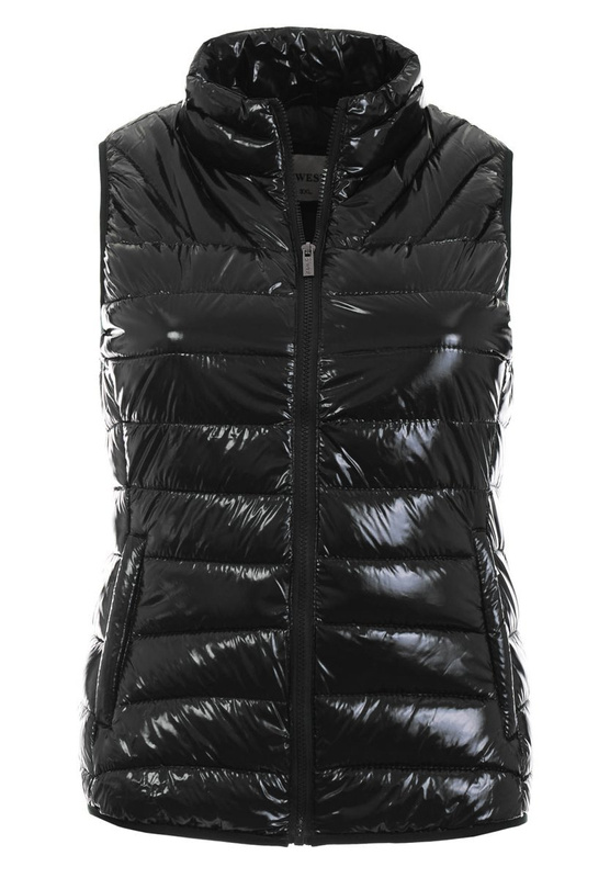 Damska Kamizelka Bezrękawnik Beata Czarna