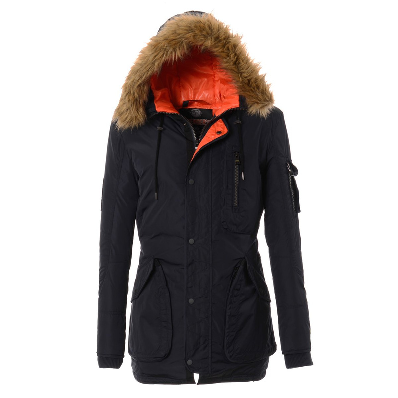 Legender's Steamer - Męska Kurtka Zimowa Granat (565)