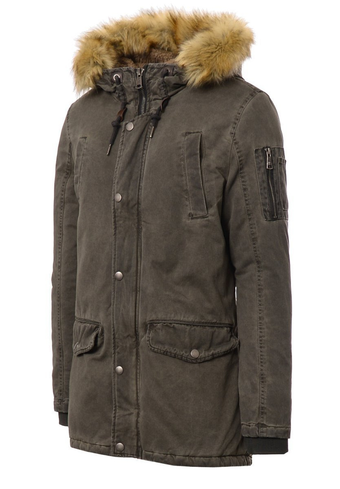 Męska Kurtka Parka Paweł Khaki