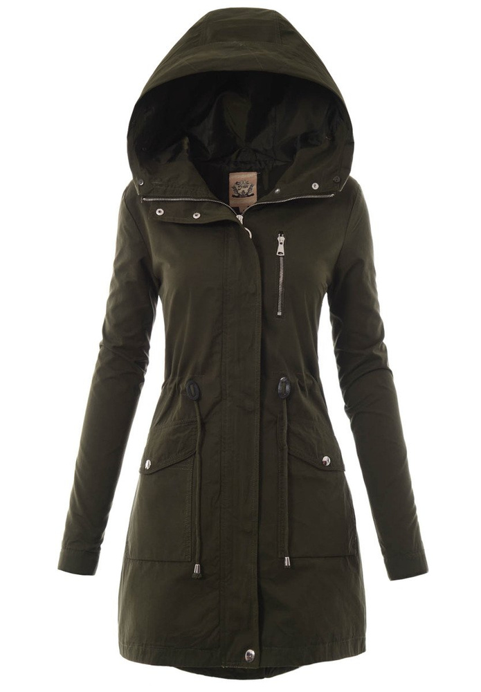 Damska Kurtka Parka Zimowa 2w1 Lidia Zielona