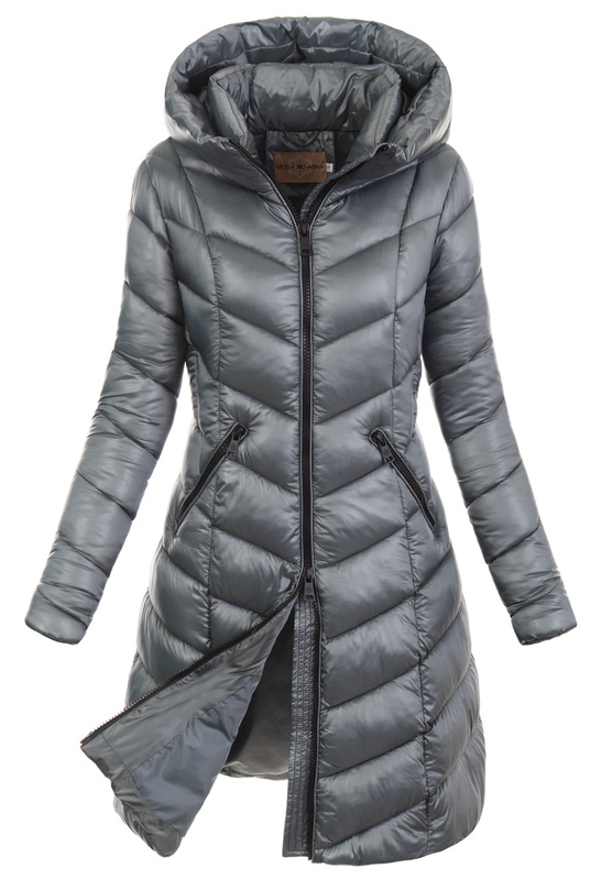 Damska Kurtka Pikowana Iris Grafitowa