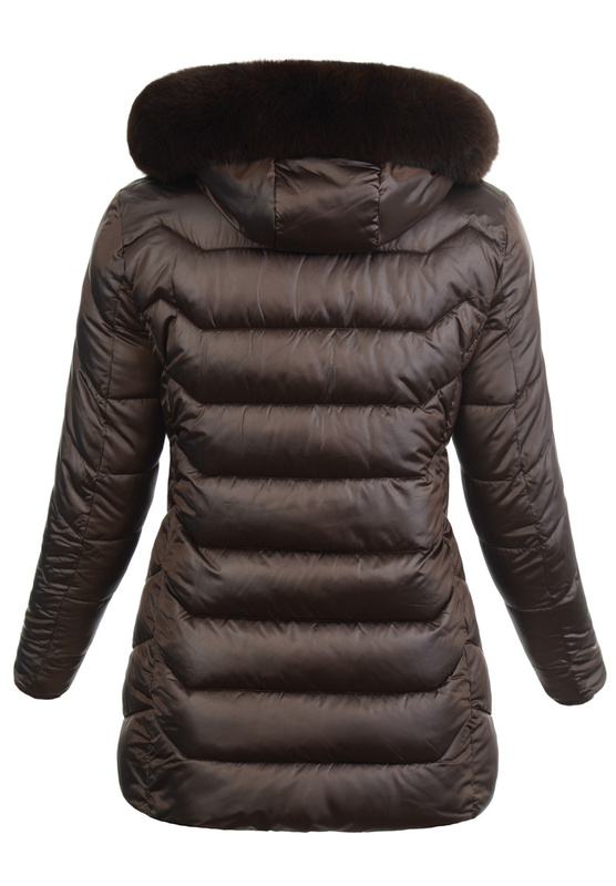 Damska Kurtka Ortalionowa Irmina Brązowa