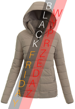 Damska Kurtka Zimowa Bernadeta Brązowa