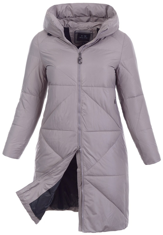 Damska Kurtka Pikowana Długa Filomena Beżowa