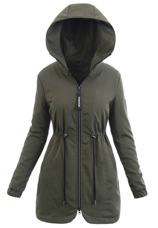 Damska Wiosenna Kurtka Rebeka  Zielona