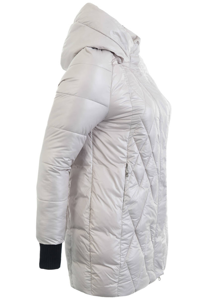 Kurtka Zimowa Pikowana Wiesława Ecru