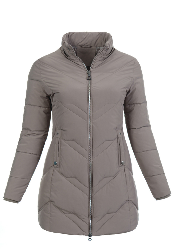 Damska Kurtka Ortalionowa Jadwiga Jasno Brązowa