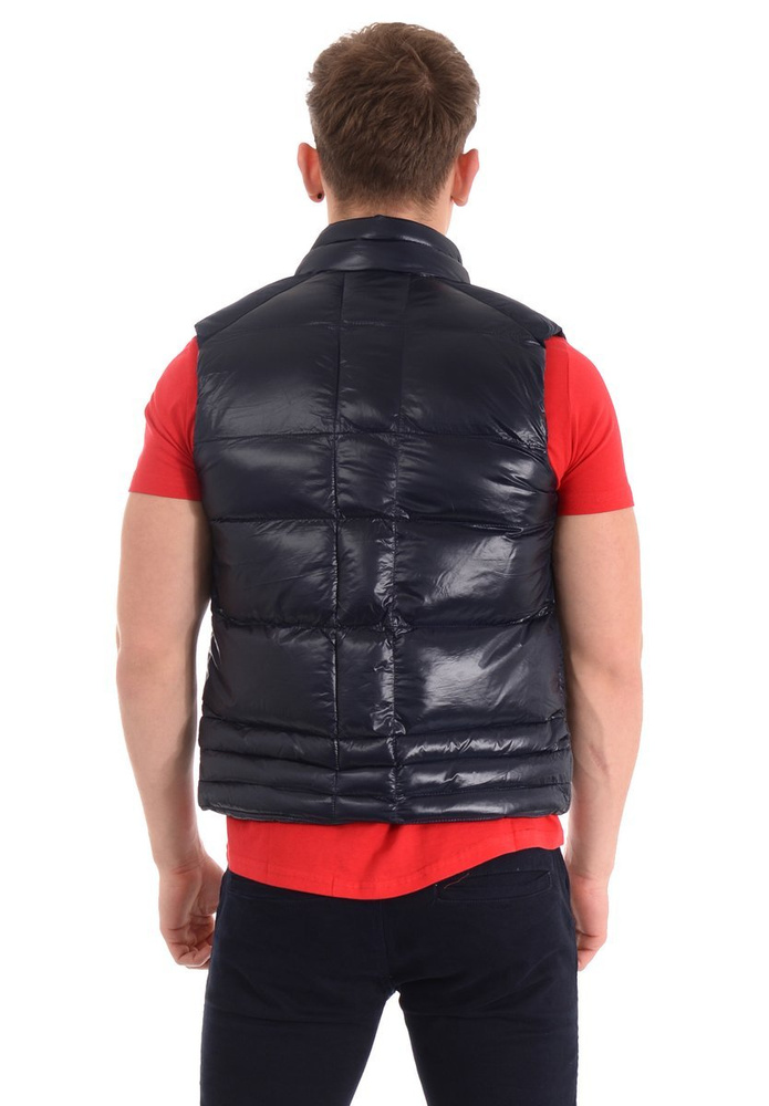 Męska Kamizelka Bezrękawnik Granatowy