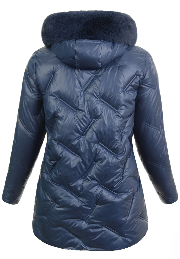 Damska Kurtka Zimowa Antonina Niebieska