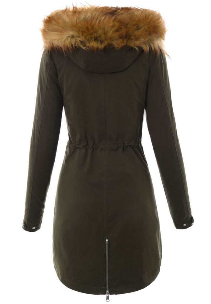 Damska Kurtka Parka Zimowa 2w1 Lidia Zielona