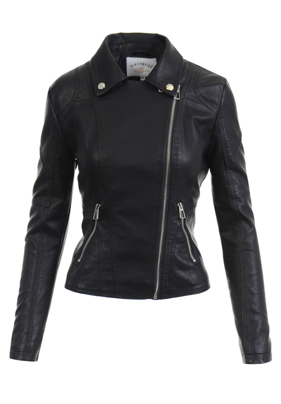 Damska Kurtka Ramoneska Zoya Czarna