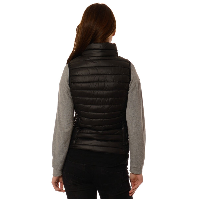 Damska Kamizelka Bezrękawnik Lea Czarny