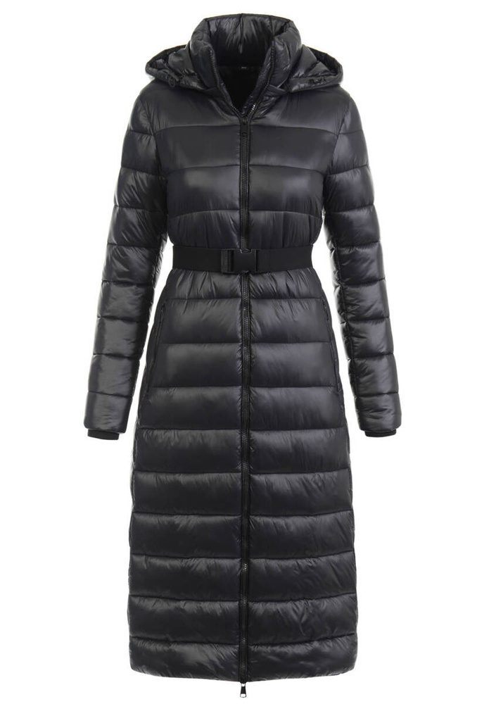 Damska Kurtka Ortalionowa Długa Felicja Czarna