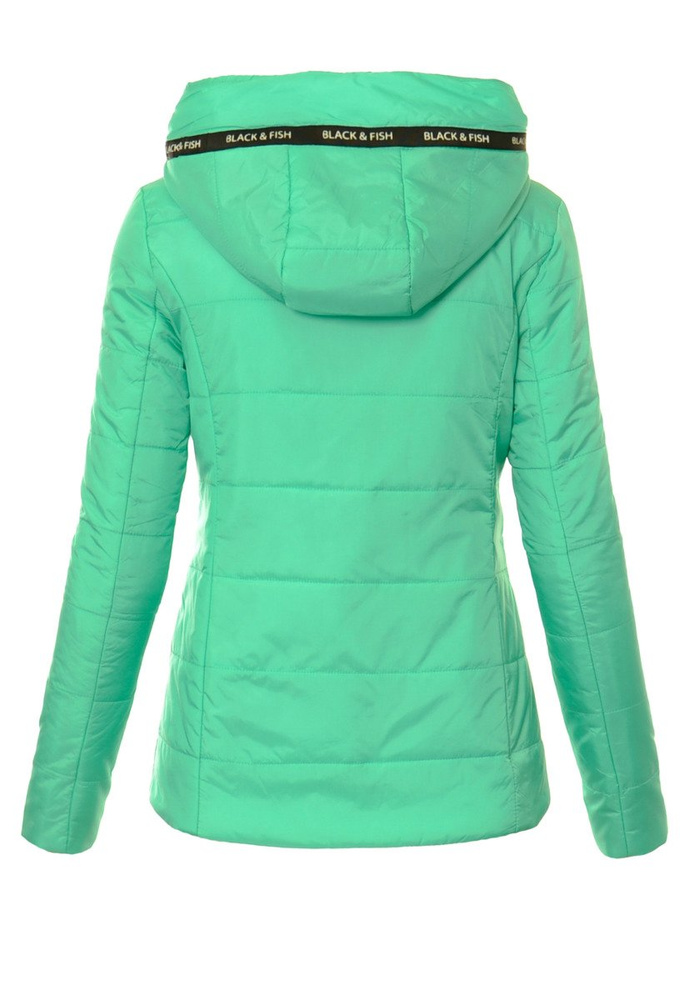 Damska Jesienna Wiosenna Kurtka Zielona