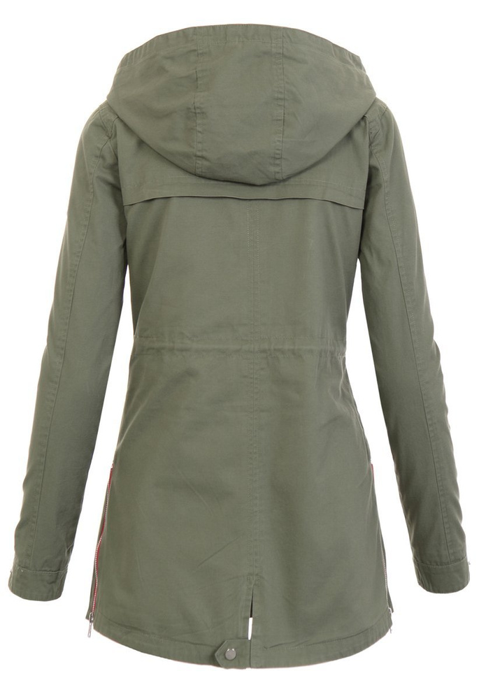 Kurtka Parka Wiosenna Zielona