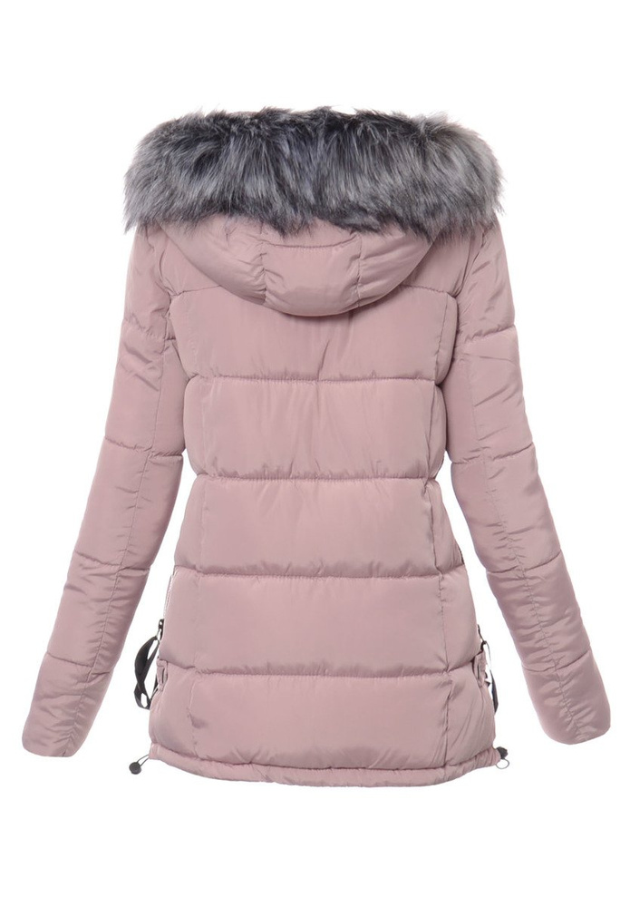 Damska Zimowa Kurtka Ortalionowa Różowa