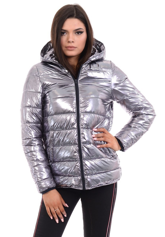 Parka Zimowa 3w1 Granatowa Z Brązowym Futerkiem