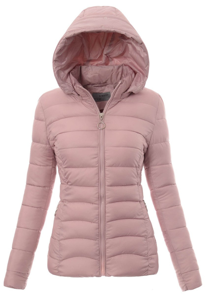 Damska Zimowa Kurtka Ortalionowa Daria Różowa