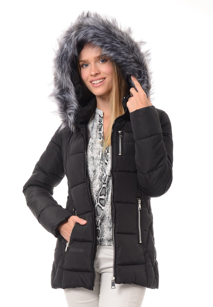 Kurtka Zimowa Joanna Czarna