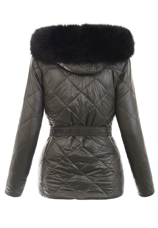 Damska Kurtka Zimowa Parka Polina Zielona