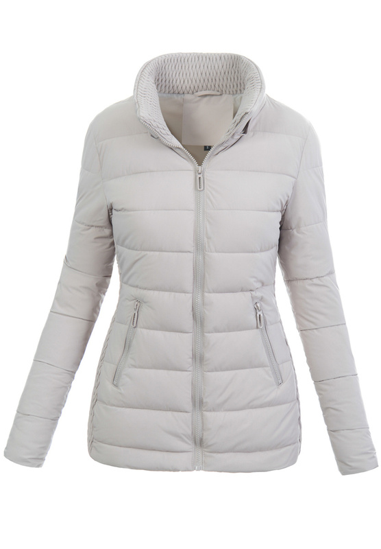 Damska Kurtka Zimowa Kaja Beżowa