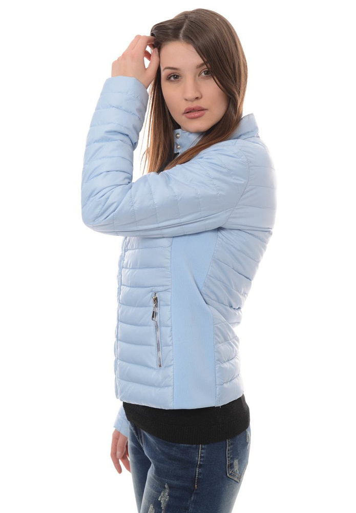 Damska Wiosenna Kurtka Doris Błękitna