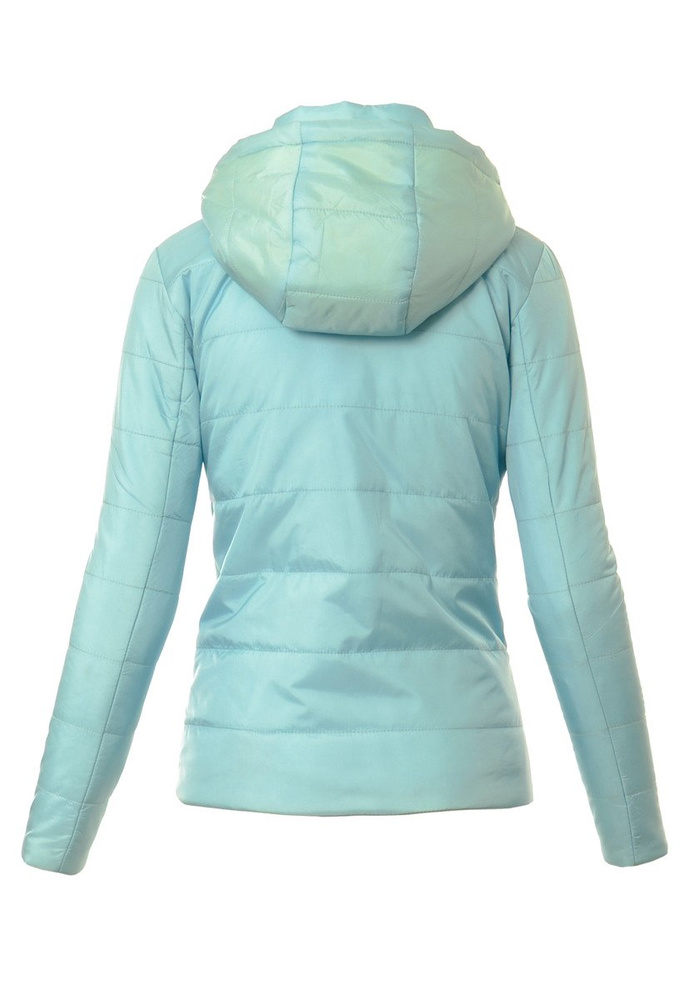 Damska Jesienna Wiosenna Kurtka Błękitna