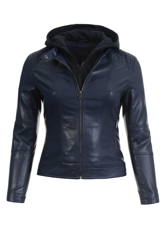 Damska Kurtka Ramoneska Asteria Granatowa