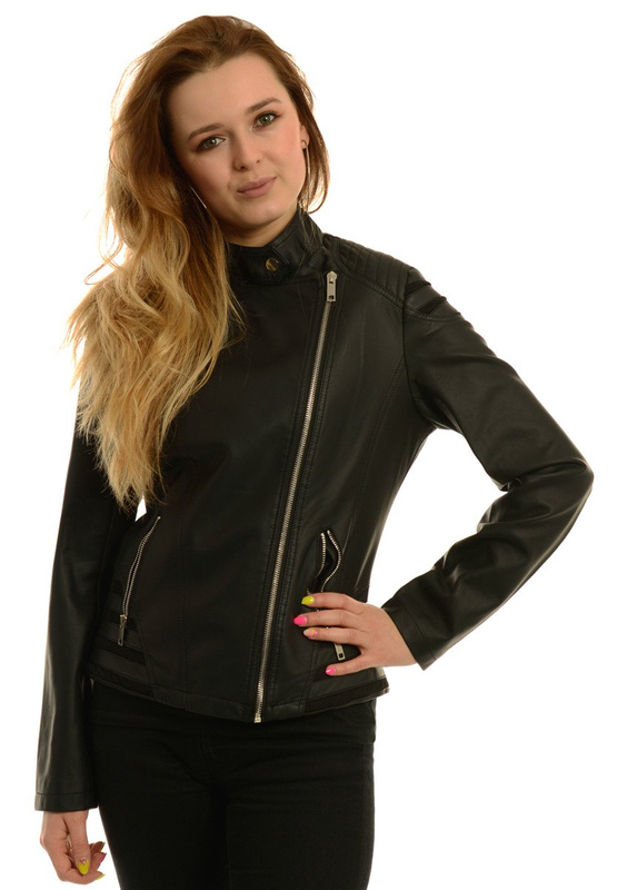 Damska Kurtka Ramoneska Ariada Czarna