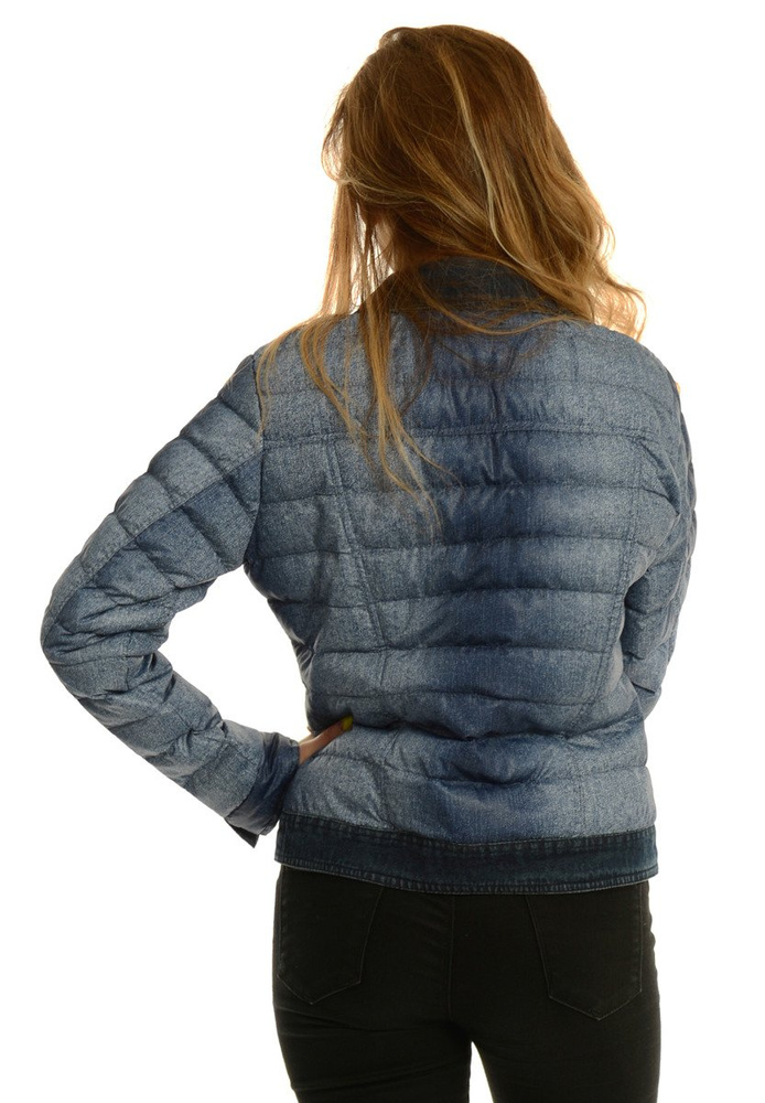 Damska Jesienna Wiosenna Kurtka Erika Granatowa