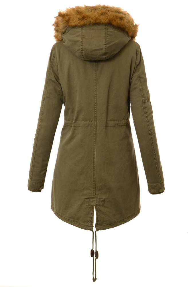 Damska Parka Kurtka Wiosenno Zimowa 2w1 Gwen Zielona