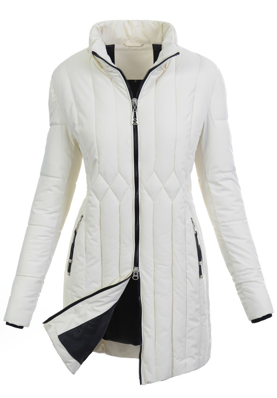 Damska Kurtka Zimowa Milena Ecru