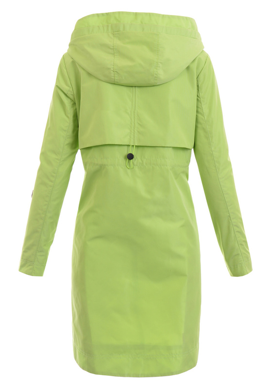 Damska Kurtka Parka Wiosenna Zyta Limonkowa