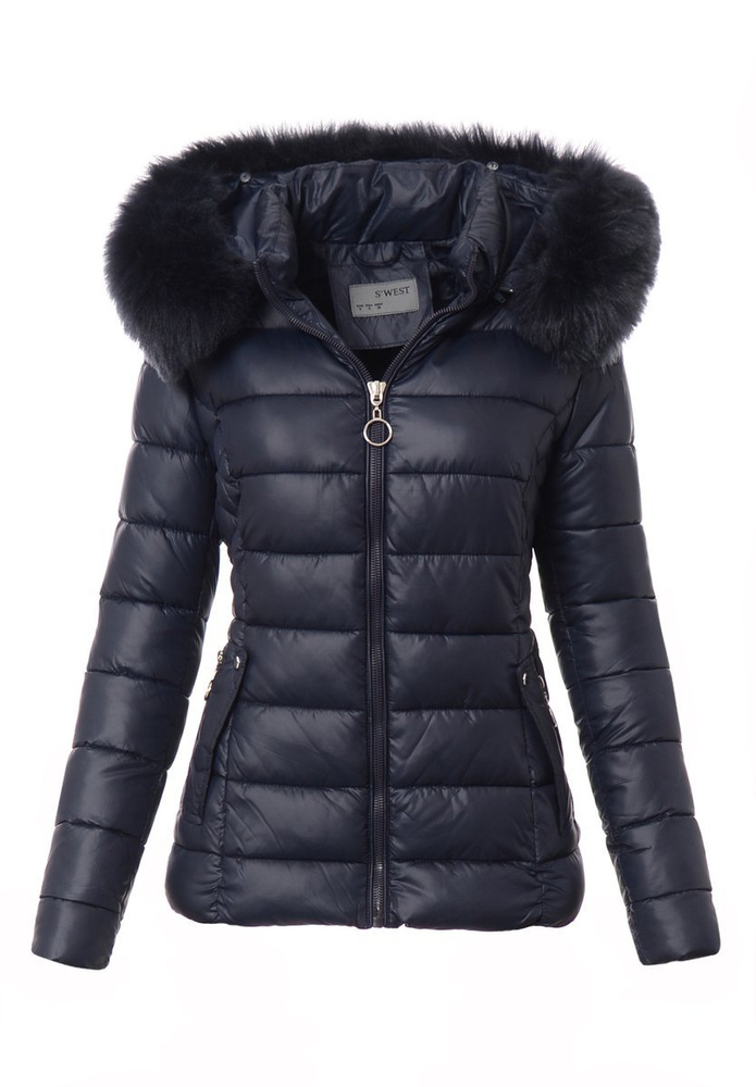 Kurtka Zimowa Jowita Granatowa