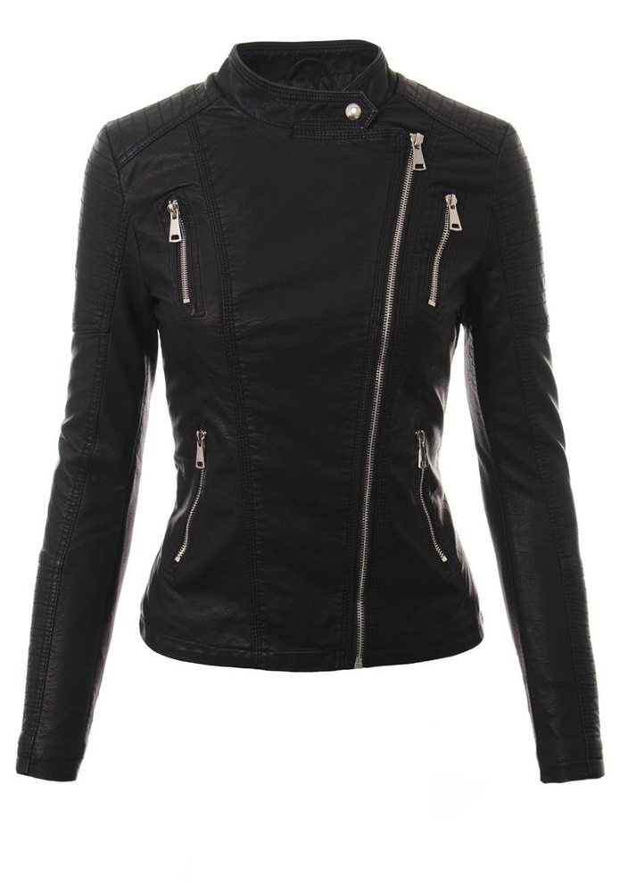 Damska Kurtka Ramoneska Czarna