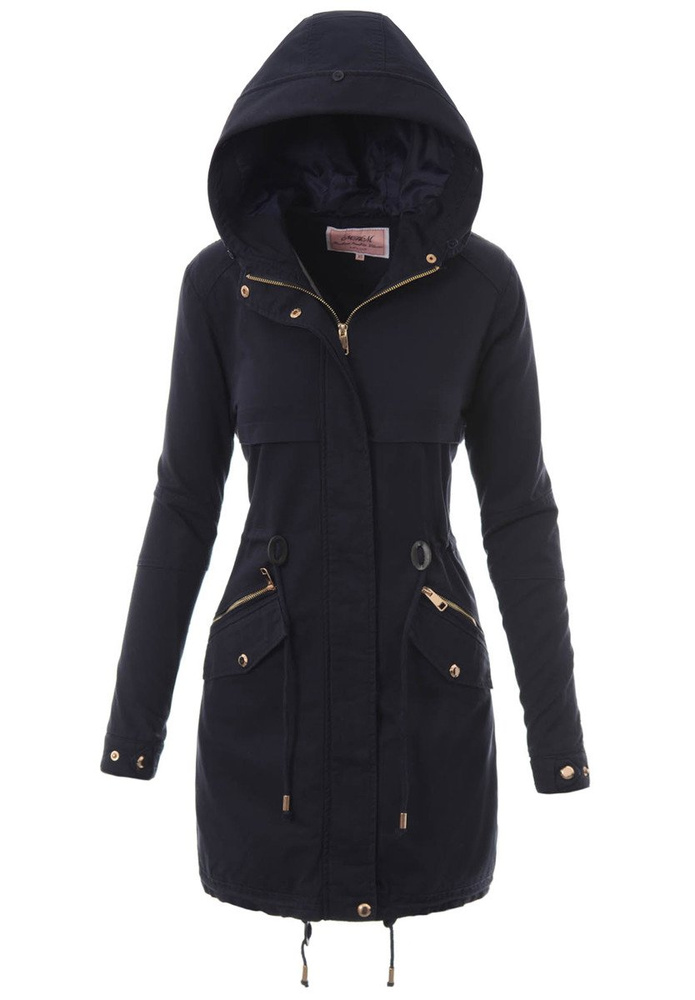 Damska Kurtka Parka Zimowa 2w1 Karola Granat