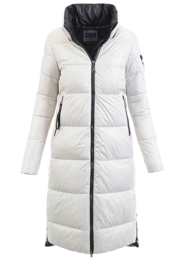 Damska Kurtka Ortalionowa Długa Serafina Ecru