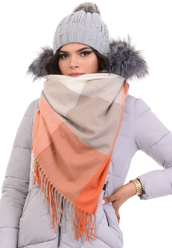 Chusta Damska Pomarańczowa