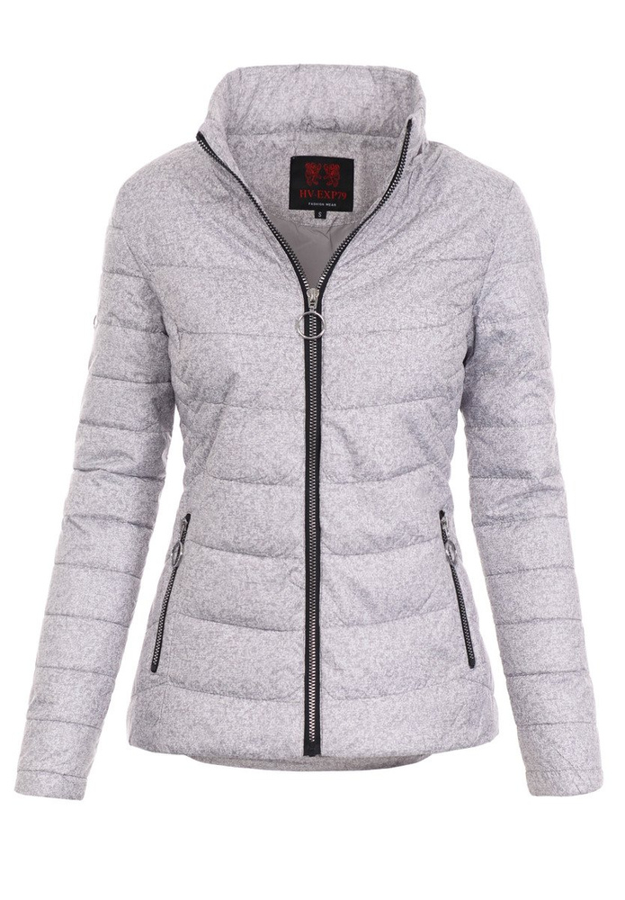 Damska Kurtka Wiosenna Michalina Szara - Melanż