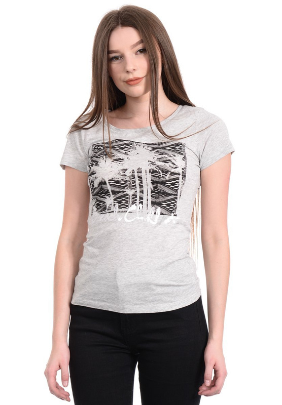 Damska Koszulka T-shirt Szara