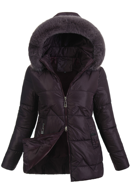 Damska Kurtka Zimowa Amira Fioletowa