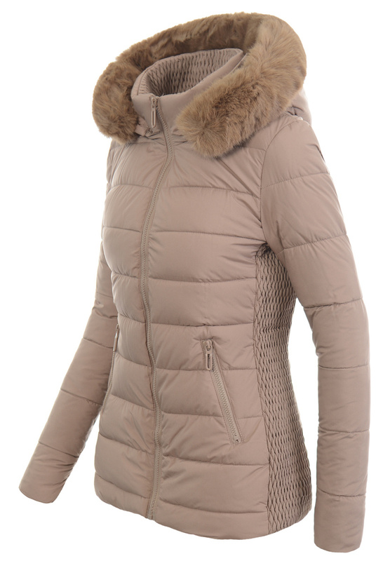 Damska Kurtka Zimowa Kaja Brązowa