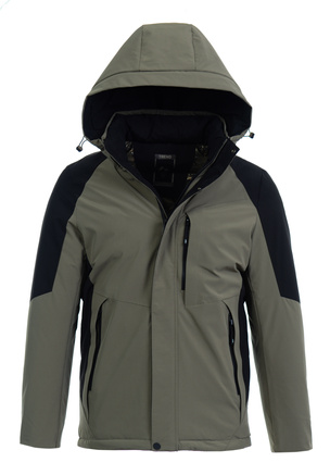 Męska Zimowa Kurtka Jakub Khaki